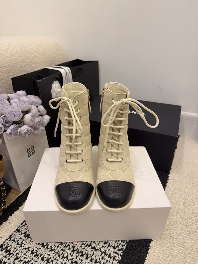 CC original suede calfskin short boots CH00255