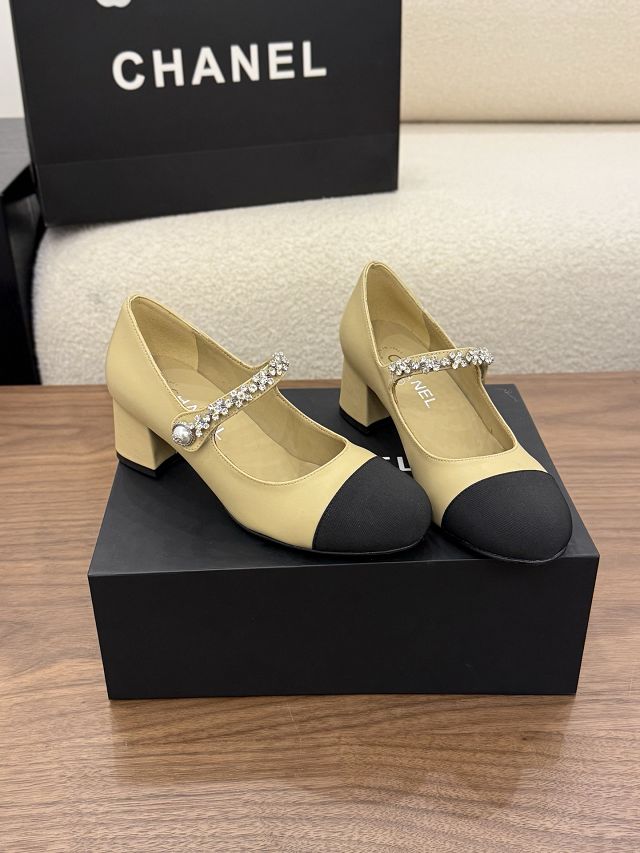 CC original lambskin 45mm pumps CH00296