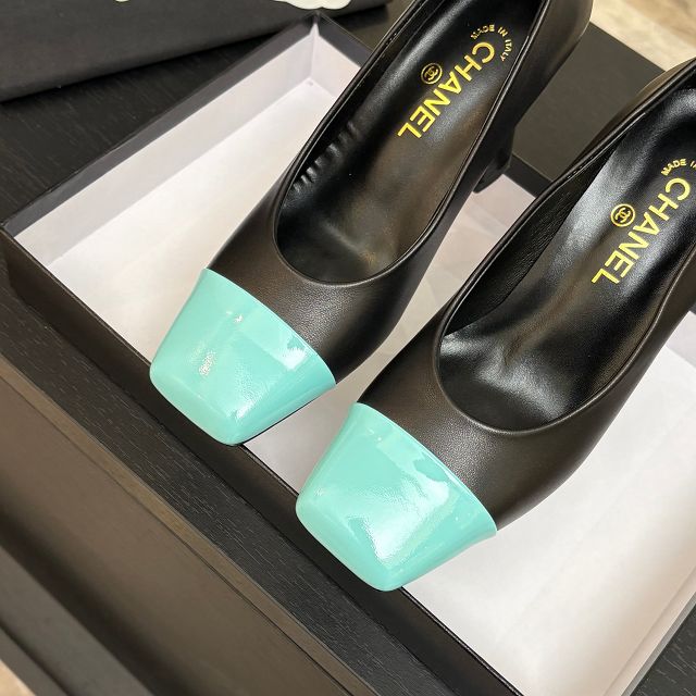 CC original lambskin 90mm pumps CH00285