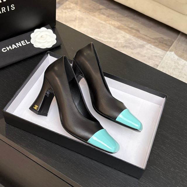 CC original lambskin 90mm pumps CH00285