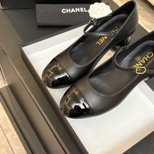 CC original lambskin mary janes CH00256