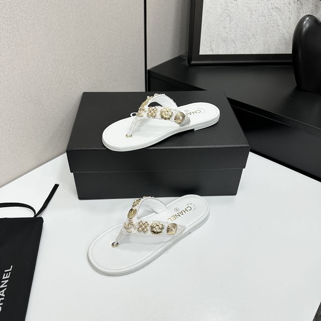 CC original lambskin mules CH00259