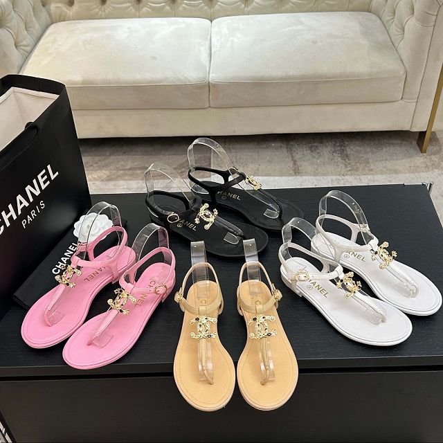 CC original lambskin thongs CH00269