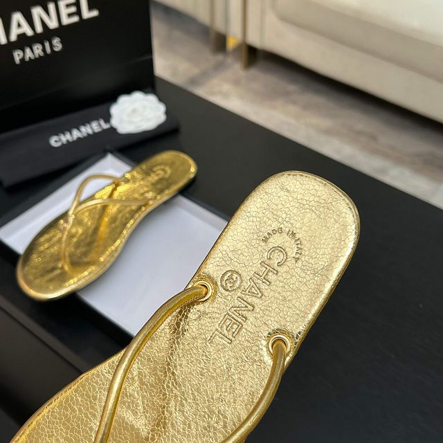 CC original lambskin thongs CH00272