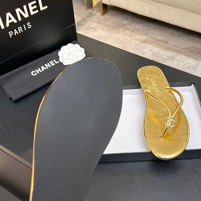 CC original lambskin thongs CH00272