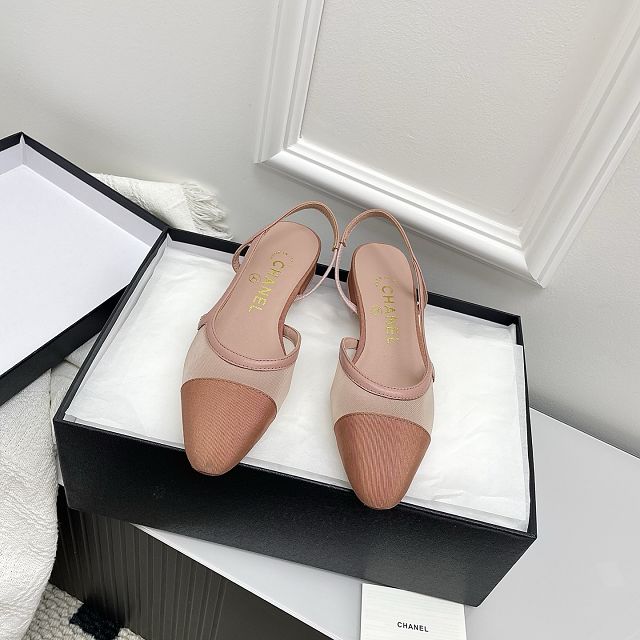 CC original mesh slingbacks CH00292