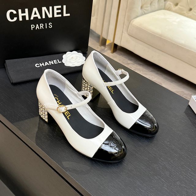 CC original suede calfskin pumps CH00263