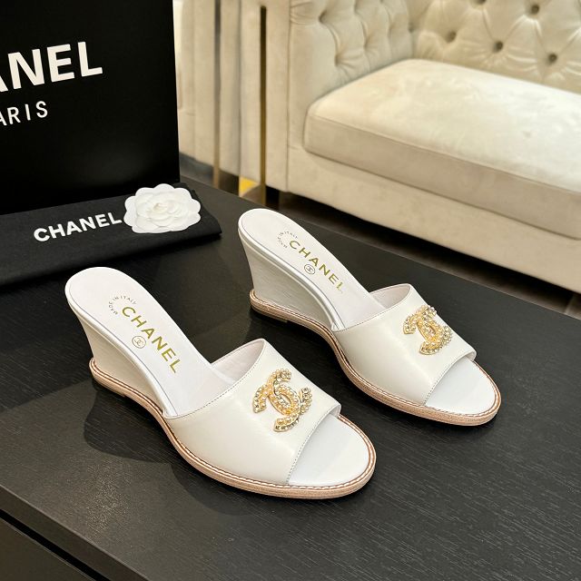 CC original calfskin 100mm sandals CH00338