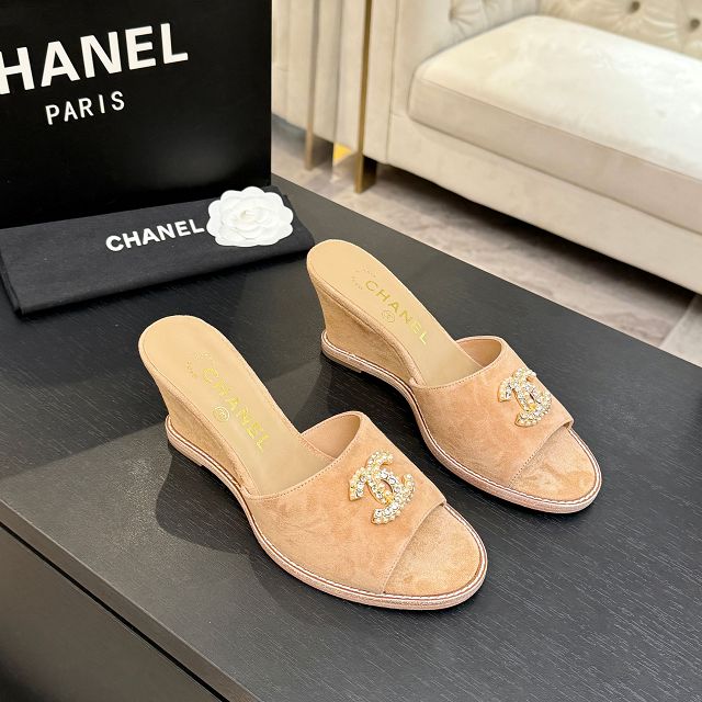 CC original calfskin 100mm sandals CH00338