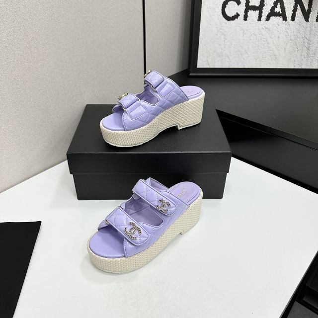 CC original calfskin 70mm sandals CH00312