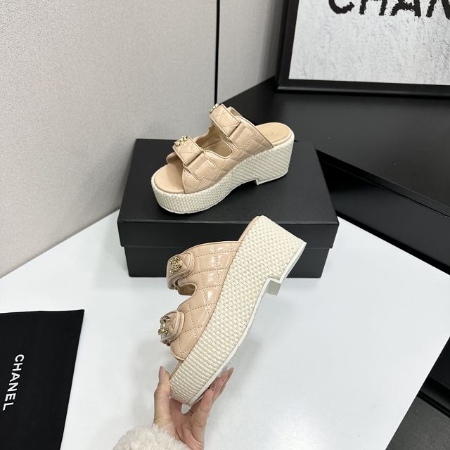 CC original calfskin 70mm sandals CH00312