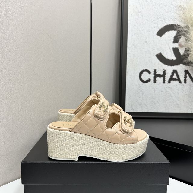 CC original calfskin 70mm sandals CH00312