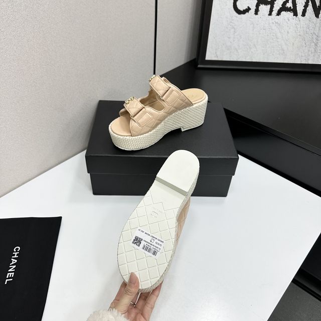 CC original calfskin 70mm sandals CH00312