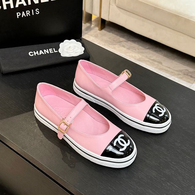 CC original calfskin mary janes CH00349