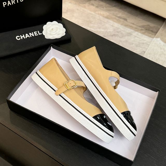 CC original calfskin mary janes CH00349