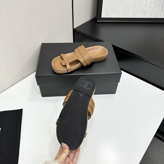 CC original calfskin mules CH00313