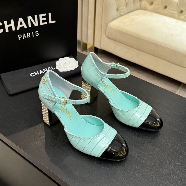 CC original crocodile calfskin 95mm sandals CH00344