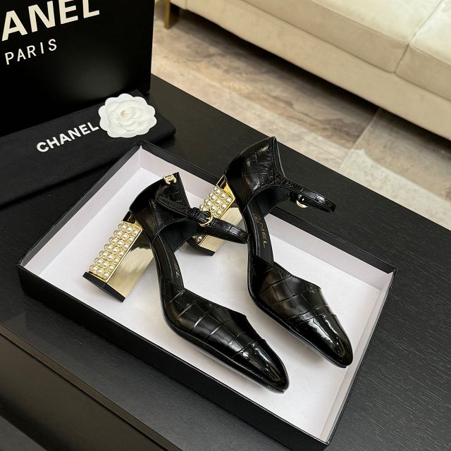 CC original crocodile calfskin 95mm sandals CH00344