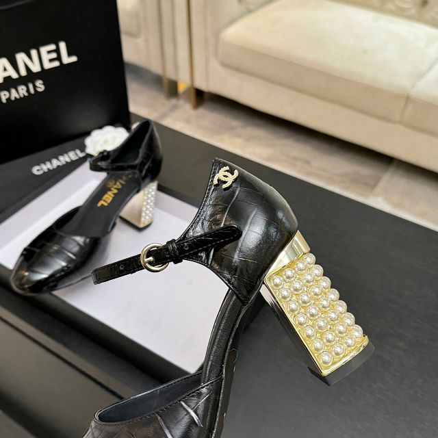 CC original crocodile calfskin 95mm sandals CH00344