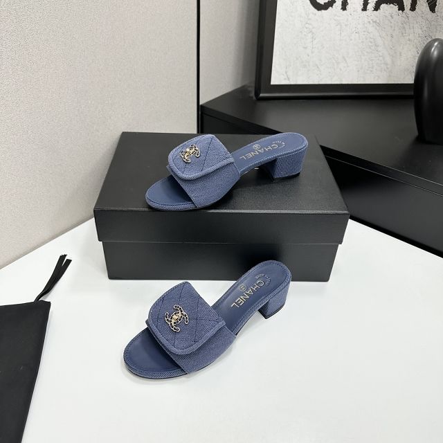CC original denim 45mm mules CH00322