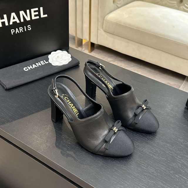 CC original lambskin 90mm slingbacks CH00340