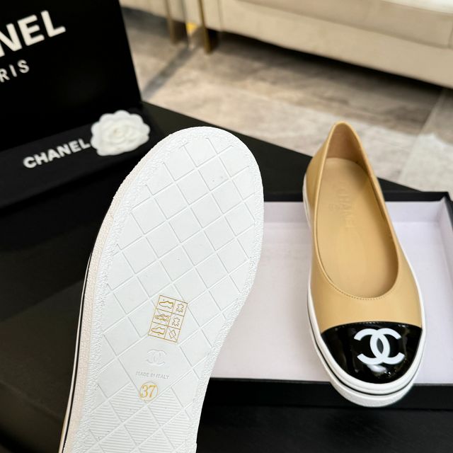 CC original calfskin ballet flats CH00348