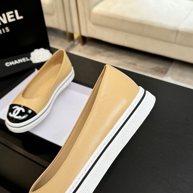 CC original calfskin ballet flats CH00348