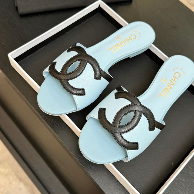CC original lambskin mules CH00299