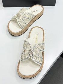 CC original raffia mules CH00311