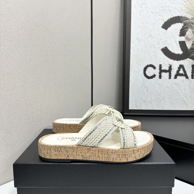 CC original raffia mules CH00311