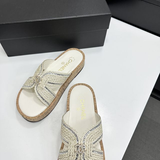 CC original raffia mules CH00311
