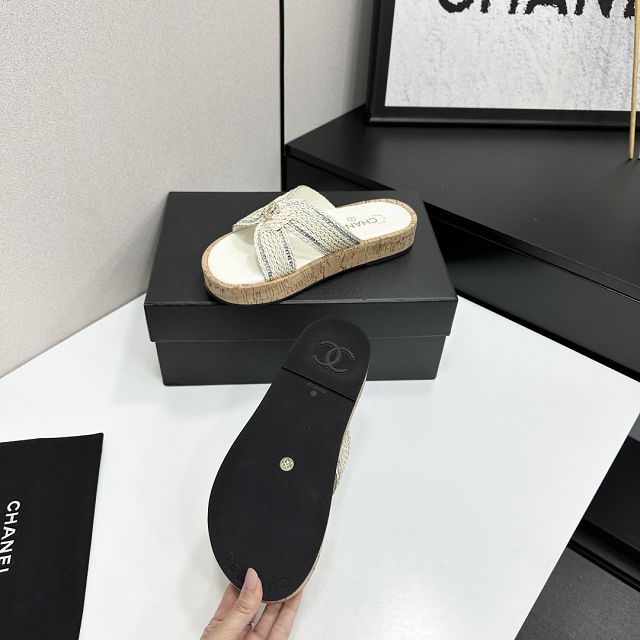 CC original raffia mules CH00311