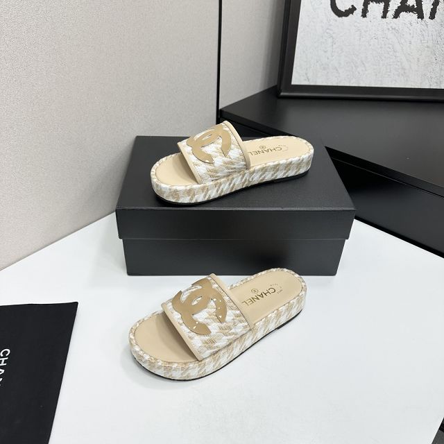 CC original tweed mules CH00310