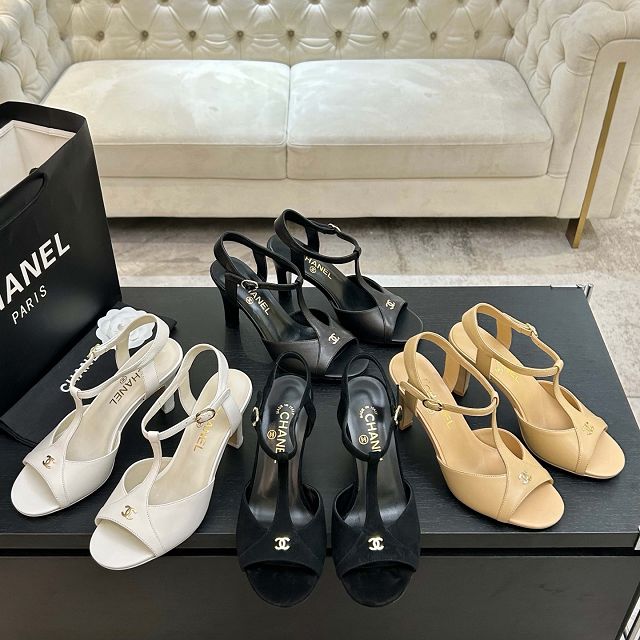 CC original lambskin 90mm sandals CH00357