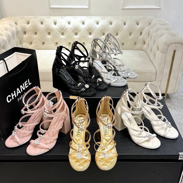 CC original lambskin 95mm sandals CH00354
