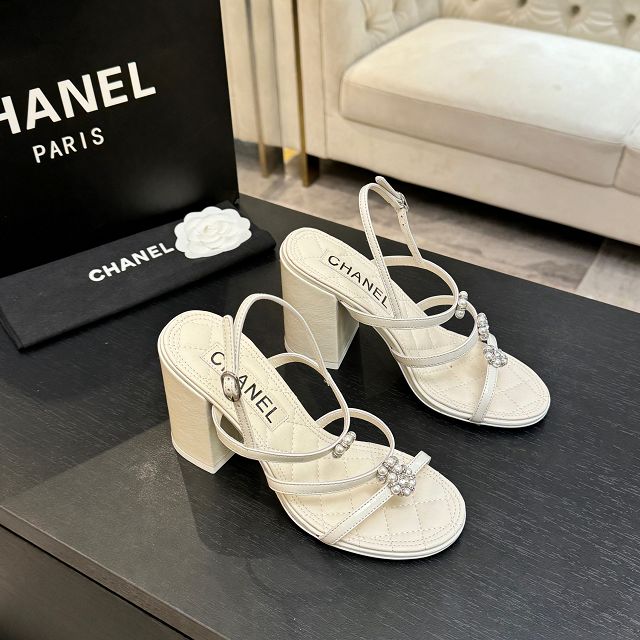 CC original lambskin 95mm sandals CH00355