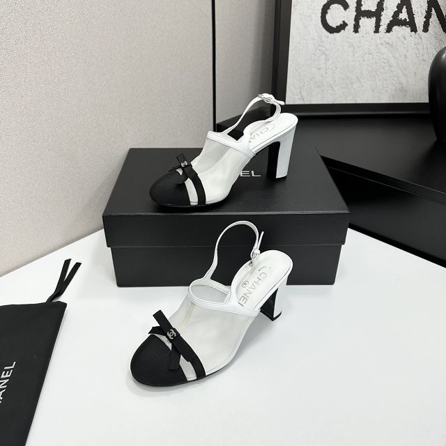 CC original mesh 90mm slingbacks CH00358