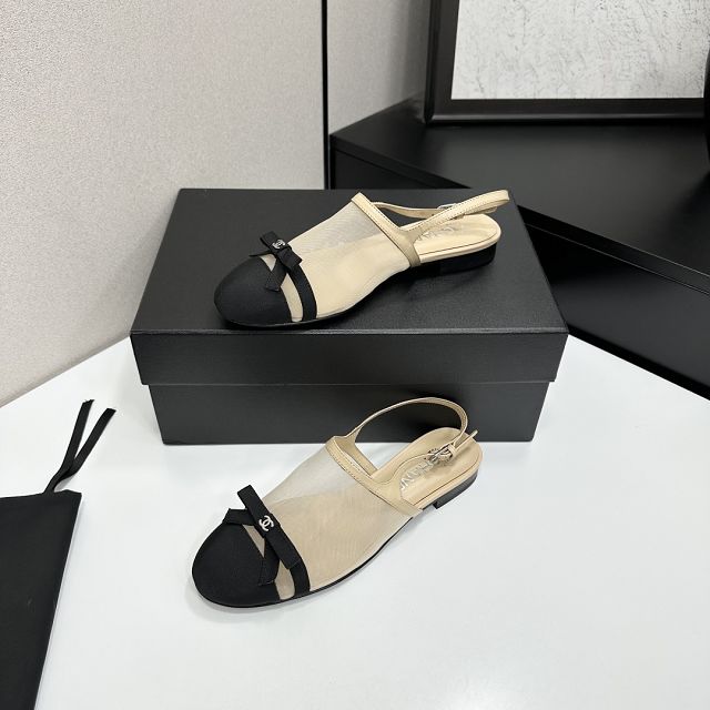 CC original mesh slingbacks CH00359