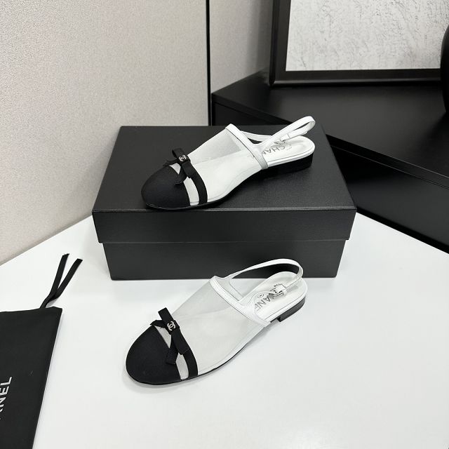 CC original mesh slingbacks CH00359