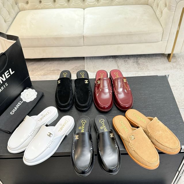 CC original calfskin mules CH00387