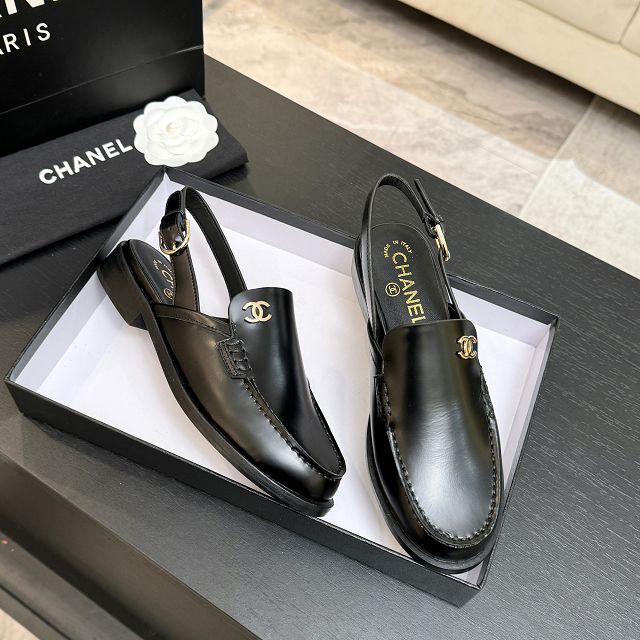 CC original calfskin slingbacks CH00388