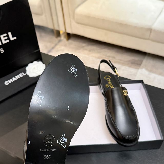 CC original calfskin slingbacks CH00388