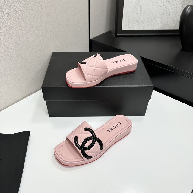 CC original lambskin mules CH00383