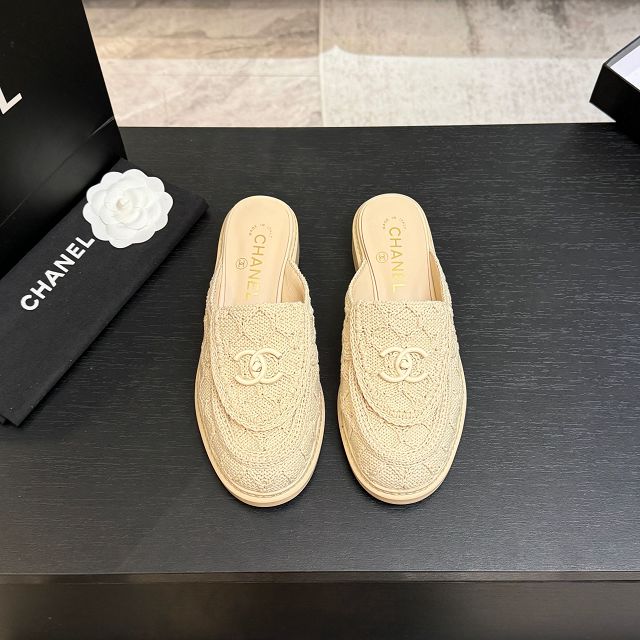 CC original raffia mules CH00389