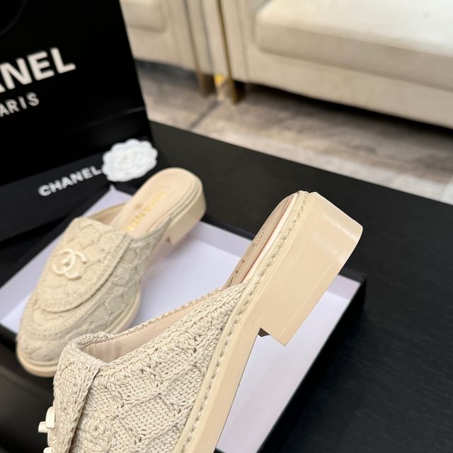 CC original raffia mules CH00389
