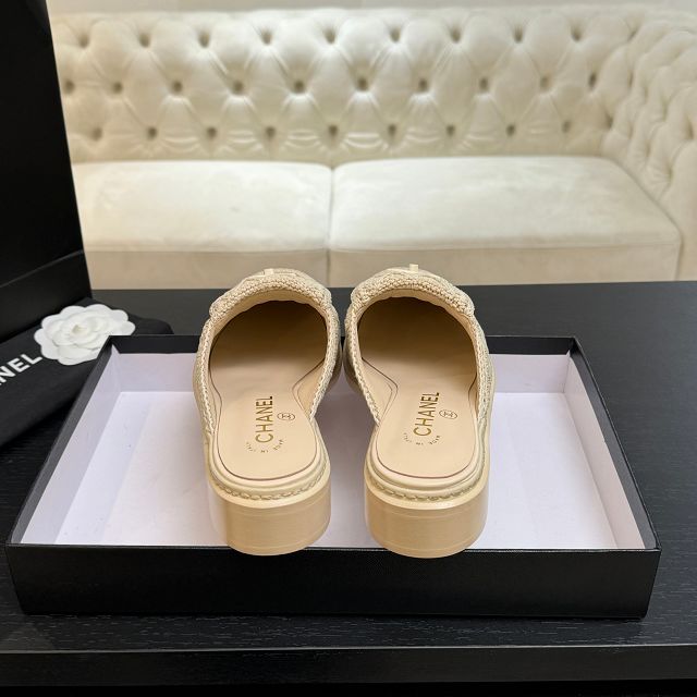 CC original raffia mules CH00389