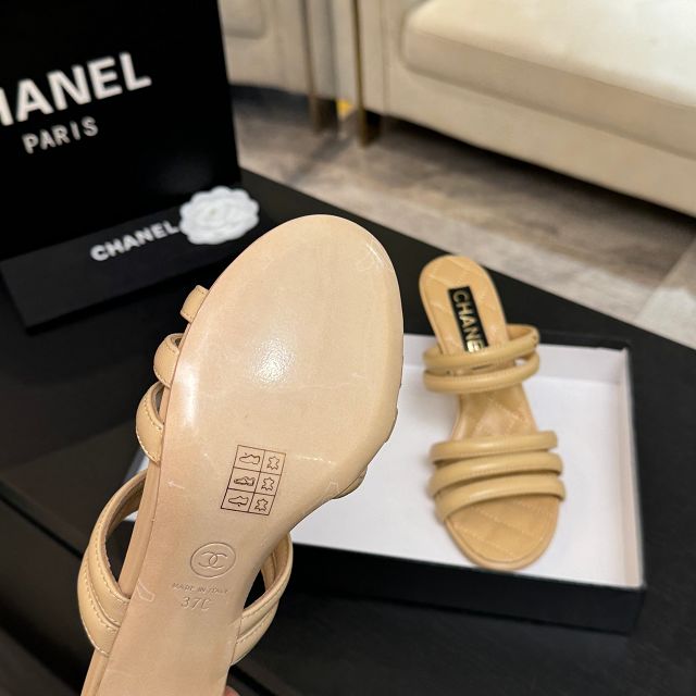 CC original lambskin 65mm sandals CH00436