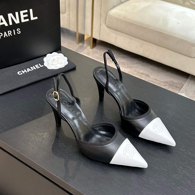 CC original lambskin 90mm slingbacks CH00439