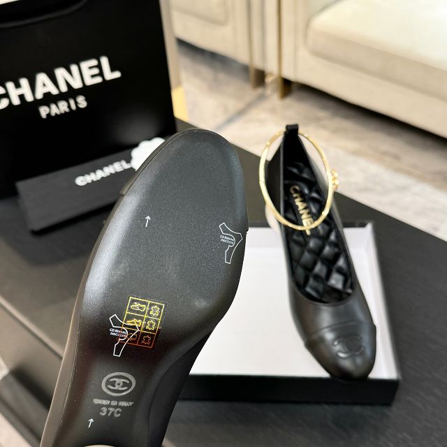 CC original lambskin ballet flats CH00443