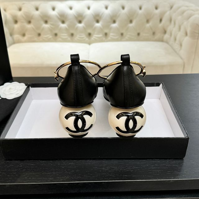 CC original lambskin ballet flats CH00443